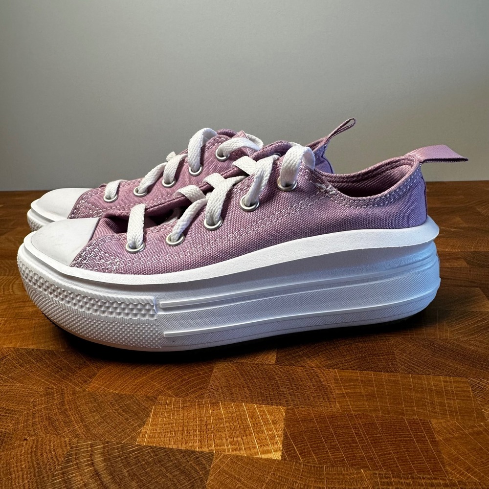 Converse‎ All Star Move Platform Lilac Purple Youth Sneakers Shoes Size 13